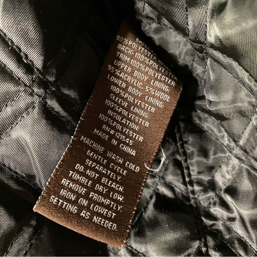 Michael Kors Jacket Coat Green brown Water Resistant Bomber Mens Size‎ XL - Picture 9 of 11